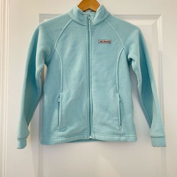 Columbia Big Girls Fleece Jacket Size 10/12 - Picture 1 of 5